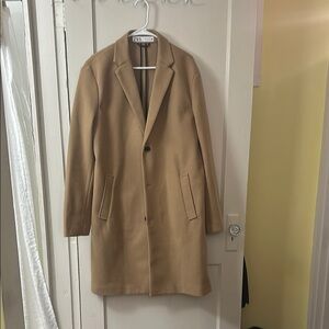 Zara Tan Trench Coat Classic Style